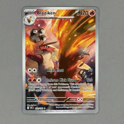 Pokemon TCG Pokemon Blaziken Illustration rare #192 NM Pack Fresh - Image 2