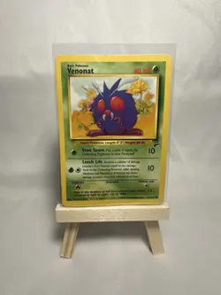 Pokemon TCG Venonat Base Set 2 97/130 Regular Unlimited Common - Image 1