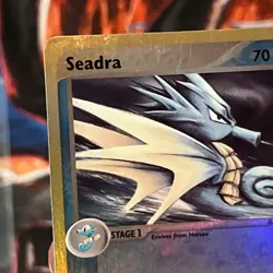 Pokemon TCG: Seadra 40/97 (2003) EX Dragon • Reverse Holo E-reader Series - Image 4