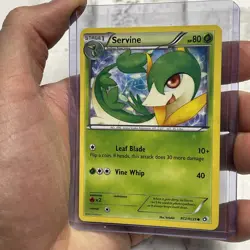 Servine RC2/RC25 Legendary Treasures: Radiant Collection Holo LP Pokemon Common - Image 1