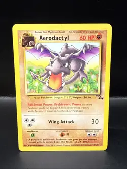 Pokemon TCG - Aerodactyl 16/62 - Rare Unlimited - Fossil Unlimited A - Image 1