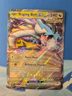 Raging Bolt ex 123/162 - Double Rare Temporal Forces - Pokemon TCG NM - Image 1