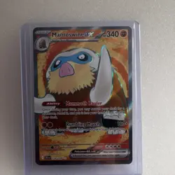 Pokemon Mamoswine ex 174/159 Sv09: Journey Together Holo 340 HP Ultra Rare - Image 1