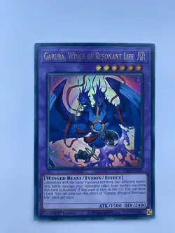 YUGIOH GARURA, WINGS OF RESONANT LIFE ULTRA RARE NEAR MINT RA02-EN024 - Image 1