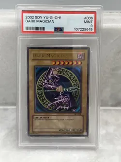 2002 Yugioh Dark Magician SDY-006 PSA 9 Yu-gi-oh! - Image 1