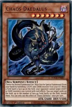 Yugioh! Chaos Daedalus - TOCH-EN007 - Ultra Rare - 1st Edition Near Mint, Englis - Image 1