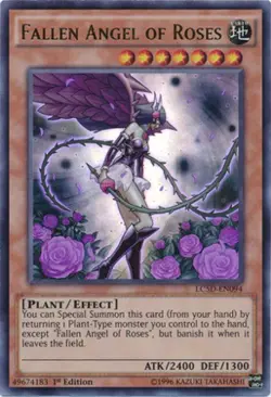 Fallen Angel of Roses - LC5D-EN094 - Ultra Rare - 1st Edition Near Mint Yugioh! - Image 1