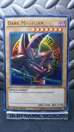 | Yugioh Dark Magician YGLD-ENB02 1st Ultra Rare King Of Games Yugis NM 🔥 | - Image 1