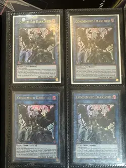 Condemned Darklord DUOV-EN006 Ultra Rare Near Mint Yugioh (4 Available) - Image 1