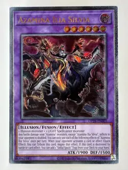 Yu-Gi-Oh Azamina Ilia Silvia OP28-EN003 Ultimate Rare - Image 1
