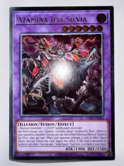 Yu-Gi-Oh Azamina Ilia Silvia OP28-EN003 Ultimate Rare - Image 2