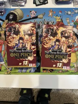 Lot Of 2 ONE PIECE Card Game ST-13 The Three Brothers Starter Deck SEALED - Image 1
