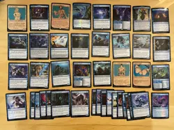 MTG Lot Of 43 Battle For Baldur’s Gate BLUE Cards Including FOILS - Image 1