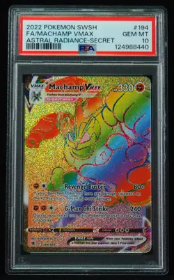 Machamp VMAX 194 PSA 10 Astral Radiance-Secret Pokemon Card - Image 1