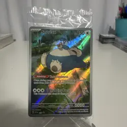 Pokemon TCG Snorlax Promo Scarlet & Violet 151 Black Star Holo Card#051 SEALED - Image 1