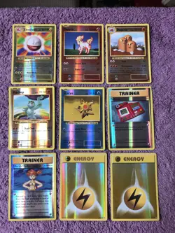 Pokemon Card Evolutions Reverse Holo Rare/Uncommon/Common x 9 - Image 1