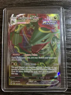 Rayquaza VMAX Ultra Rare 102/159 Sword & Shield Crown Zenith Pokemon TCG Card NM - Image 1
