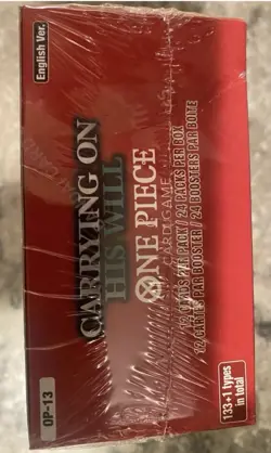One Piece Card Game OP-13 Carrying On His Will Booster Box Factory SEALED - Image 3