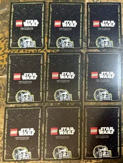 Blue Ocean LEGO Star Wars Series 5 Trading Cards - Puzzle #1 - Card #181-189 - Image 2