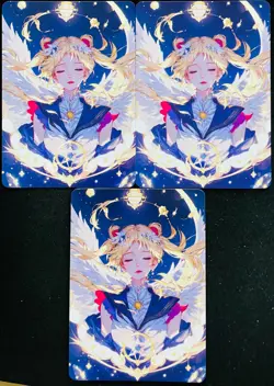 SAILOR MOON CUSTOM ALT ART ANIME TCG/CCG 3 CARD LOT - Image 2