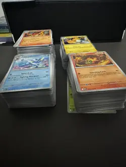 Pokemon TCG Bulk Lot - 100 Random Cards - Commons/Uncommons/ 1 Ex- Mixed Sets - Image 1