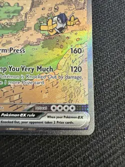 Pokemon TCG Iron Hands EX Paradox Rift Holo Card 248/182 Special Illustration - Image 2