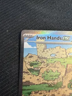 Pokemon TCG Iron Hands EX Paradox Rift Holo Card 248/182 Special Illustration - Image 4