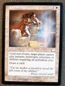 Abeyance Weatherlight UN-PLD White Rare MAGIC THE GATHERING CARD (DS3D1PM)...... - Image 1