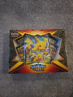 Pokemon TCG - Shining Fates - Pikachu V Box - Pokemon Card Booster New - Image 1