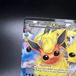 Flareon EX RC28/RC32 - XY Generations Radiant Collection Full Art Pokemon Card - Image 3