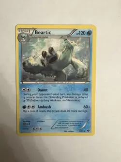 Pokemon Card - Next Destinies 37/99 - BEARTIC (rare) - NM/M - Image 1