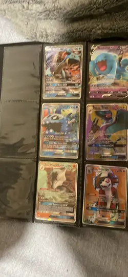 Pokemon binder with 15 cards plus 4 rare cards valuables at $100 plus - Image 2