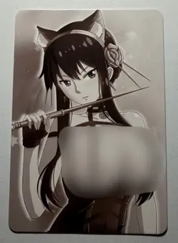SEXY HEROINE WAIFU Yor Forger SPY X FAMILY ACG PREMIUM HOLOFOIL CARD NM - Image 2