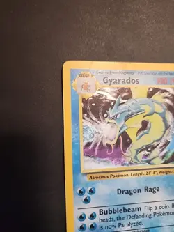 Gyarados - 7/130 - Pokemon Base Set 2 Holo Rare Card WOTC MP - Image 3