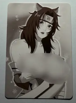 SEXY HEROINE WAIFU Kurenai Yuhi NARUTO ACG PREMIUM HOLOFOIL CARD NM - Image 2