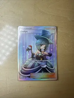 🔥POKEMON EVELYN TRAINER FULL ART HOLO CARD 175/181 TEAM UP SM🔥 - Image 1