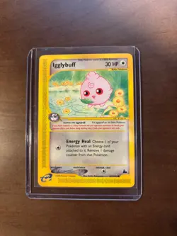 Igglybuff 67/144 Skyridge Regular Vintage Pokemon Card - Image 1