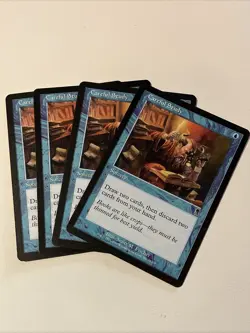 Careful Study Vintage Magic the Gathering (x4) Odyssey + Free Bonus Cards! - Image 1