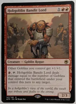 Hobgoblin Bandit Lord x1 Adventures in the Forgotten Realms MTG LP/NM - Image 1