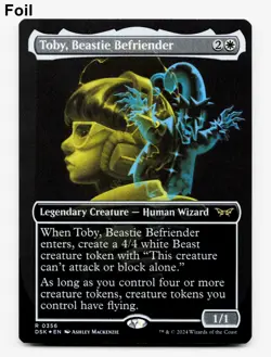 Toby, Beastie Befriender (Showcase) - FOIL - MTG: Duskmourn ⚪ - Image 5