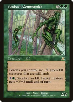 Ambush Commander (SCG 111) Lightly Played - MTG - Image 1