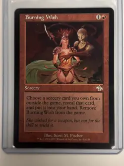 MTG Burning Wish - Judgment Regular Rare #83 - Image 1