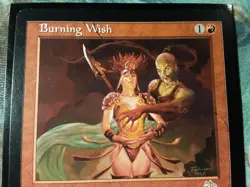 Burning Wish Judgment Rare (PANGOLIN MTG) MINTY! Front NM+ Back NM+ See Pics! - Image 2