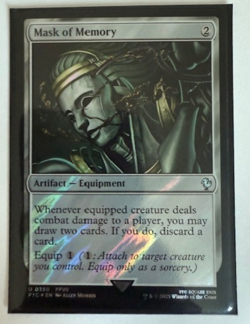 Magic the Gathering:Mask of Memory (Surge Foil) Commander: Final Fantasy Foil NM - Image 1