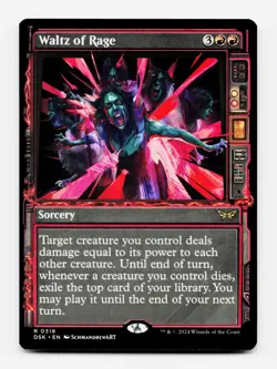 Waltz of Rage (Showcase) - MTG: Duskmourn 🔥 - Image 1