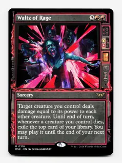 Waltz of Rage (Showcase) - MTG: Duskmourn 🔥 - Image 3