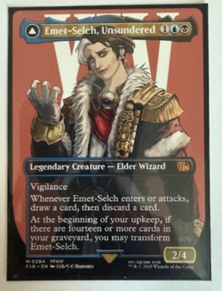 Magic the Gathering: Emet-Selch, Unsundered (Borderless) Final Fantasy Reg NM - Image 2