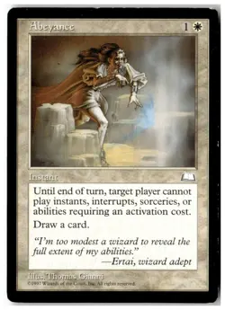 MTG Abeyance - Weatherlight Moderately Played English - Image 1