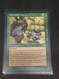 ** Saproling Burst - Nemesis (NMS) ** [LP] MTG Magic Rare 2000 Saproling Combo - Image 1