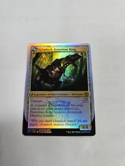 Grimlock, Dinobot Leader Grimlock, Ferocious King Media Promos Foil - Image 2